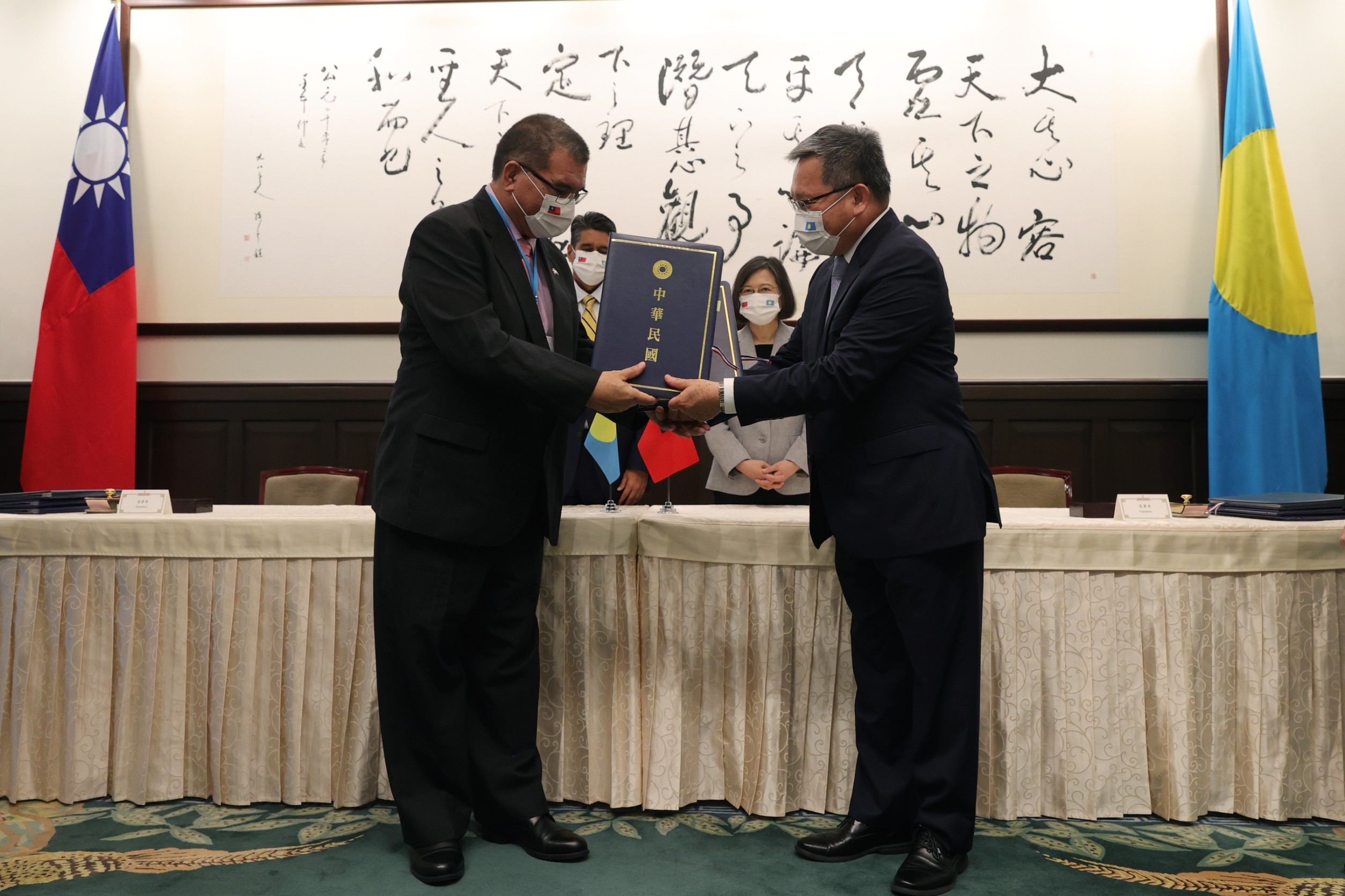 我國與帛琉共和國簽署「財政合作協定」