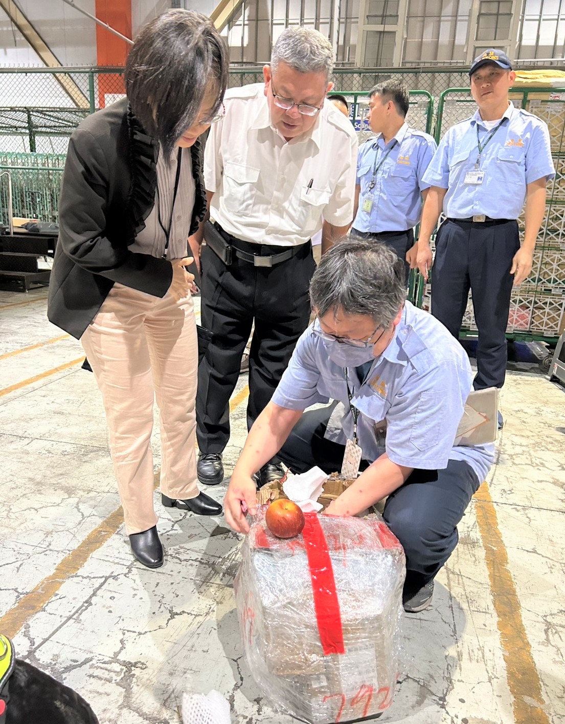 查獲動植物輸入貨物